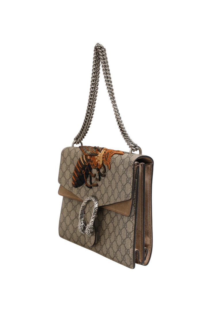 Supreme Monogram Bee Embroidered Shoulder Bag Gucci