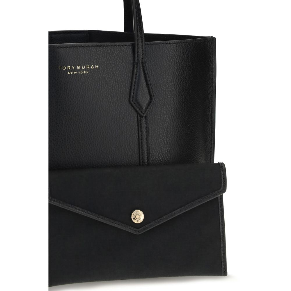 Black Calf Leather Bos Taurus Handbag Tory Burch
