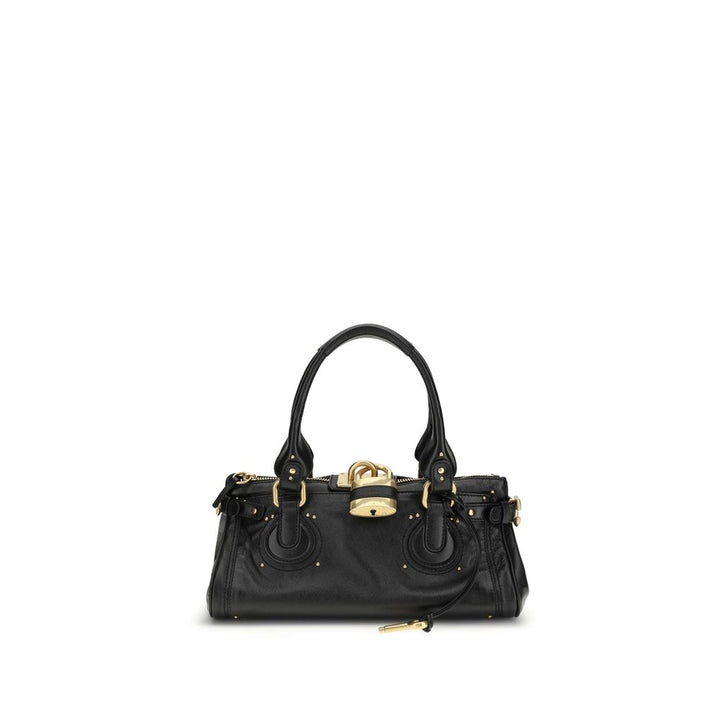 Black Buffalo Leather Shoulder Bag Chloé