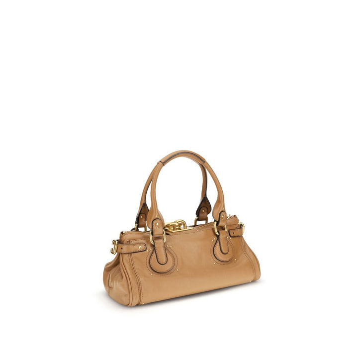 Brown Buffalo Leather Shoulder Bag Chloé