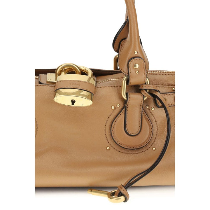 Brown Buffalo Leather Shoulder Bag Chloé