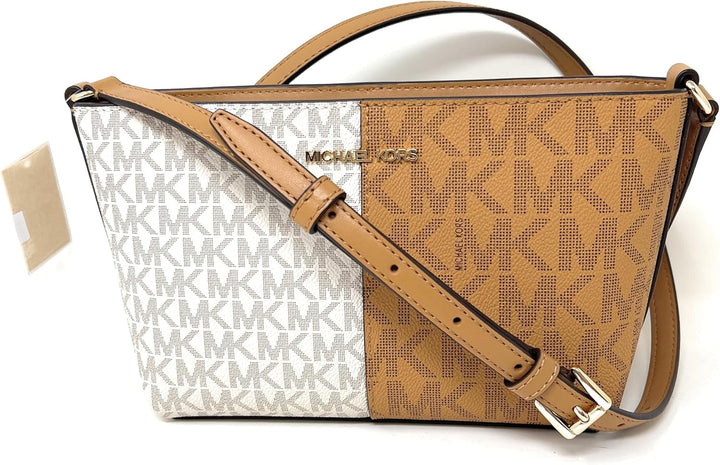 Michael Kors Jet Set - Small Two-Tone Logo Crossbody Bag Michael Kors
