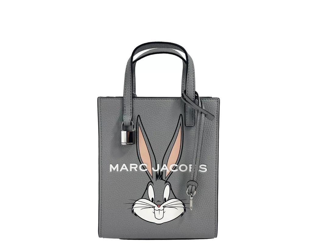 Marc Jacobs X Looney Tunes Bugs Bunny Mini Grind Pebbled Leather Crossbody Bag Marc Jacobs