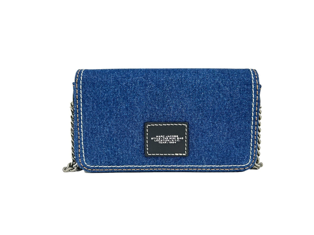 Marc Jacobs The Denim Chain Mini Bag - Dark Wash Marc Jacobs