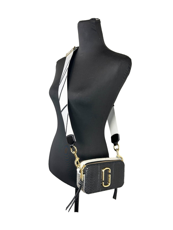 Marc Jacobs The Snapshot Snake Skin Crossbody Bag Marc Jacobs