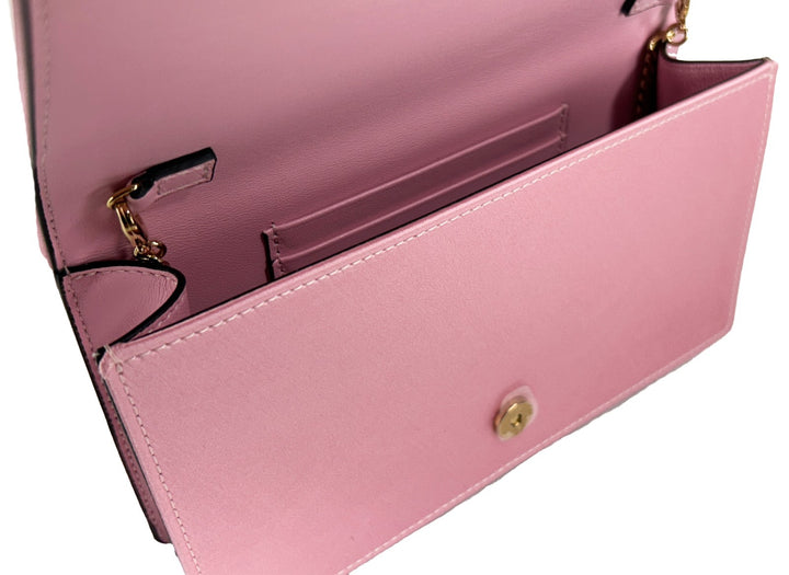 Versace Medusa Crystal Satin Mini Chain Crossbody Bag Purse Versace