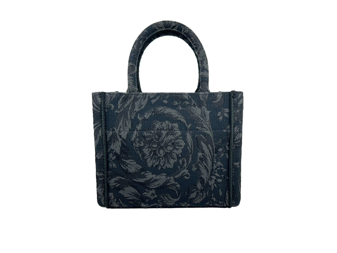 Versace Women'S 'Extra Small Athena' Shopping Bag Black Versace