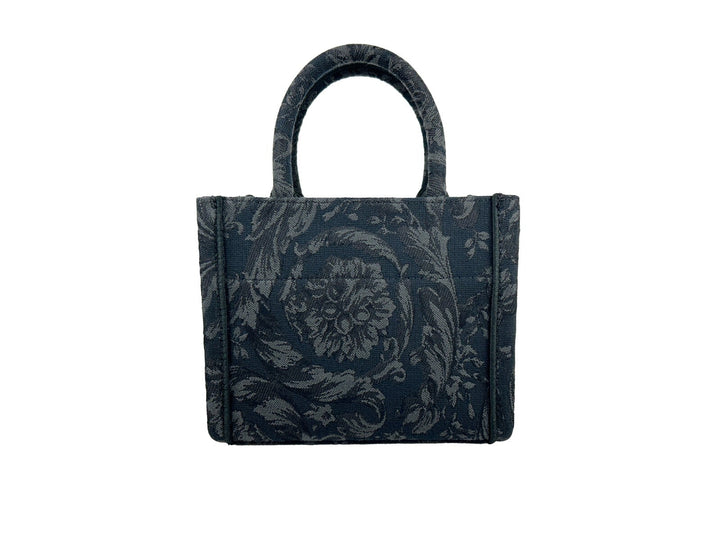 Versace Women'S 'Extra Small Athena' Shopping Bag Black Versace