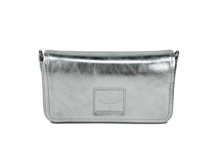 Marc Jacobs The Metallic Leather Chain Mini Bag - Silver Marc Jacobs