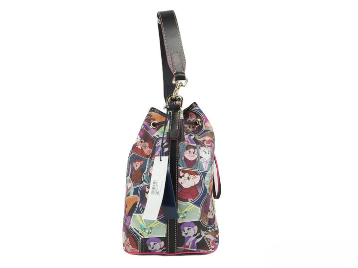 Dooney & Bourke Disney Rescuers Drawstring Bucket Shoulder Bag Dooney & Bourke