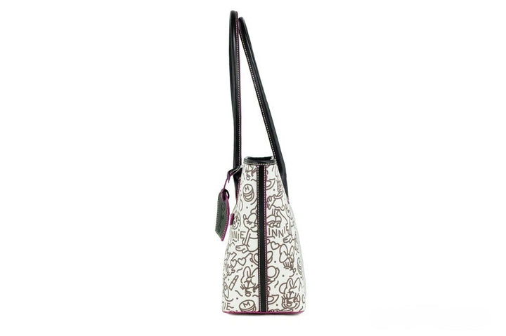 Dooney & Bourke Disney Medium Minnie Mouse Line Art Coated Cotton Tote Handbag Dooney & Bourke