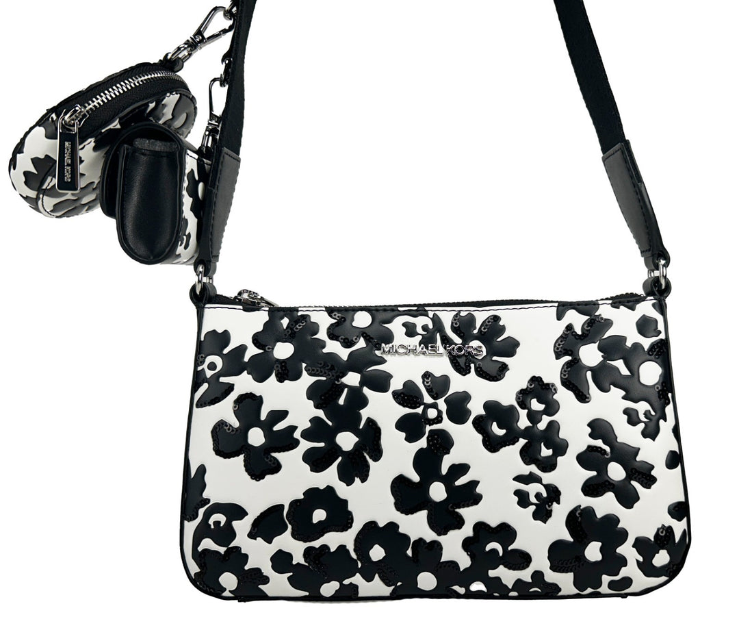 Michael Kors Floral Crossbody Tech Attachment Bag Purse Michael Kors