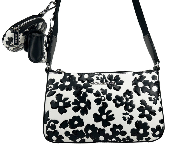Michael Kors Floral Crossbody Tech Attachment Bag Purse Michael Kors