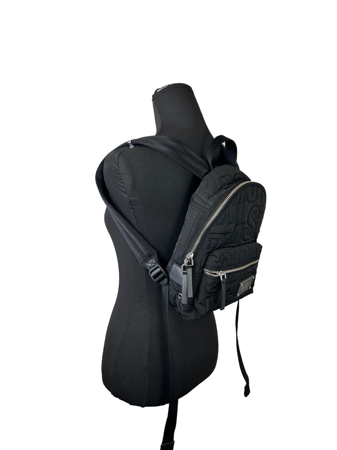 Marc Jacobs Small Black Quilted Backpack Bookbag Marc Jacobs