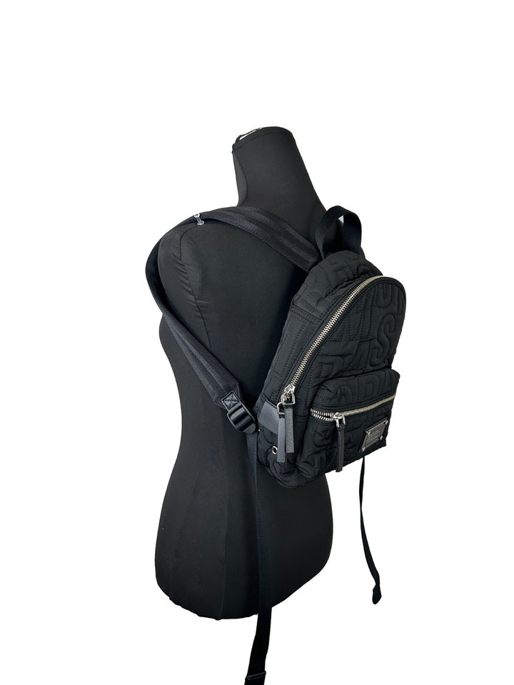 Marc Jacobs Small Black Quilted Backpack Bookbag Marc Jacobs