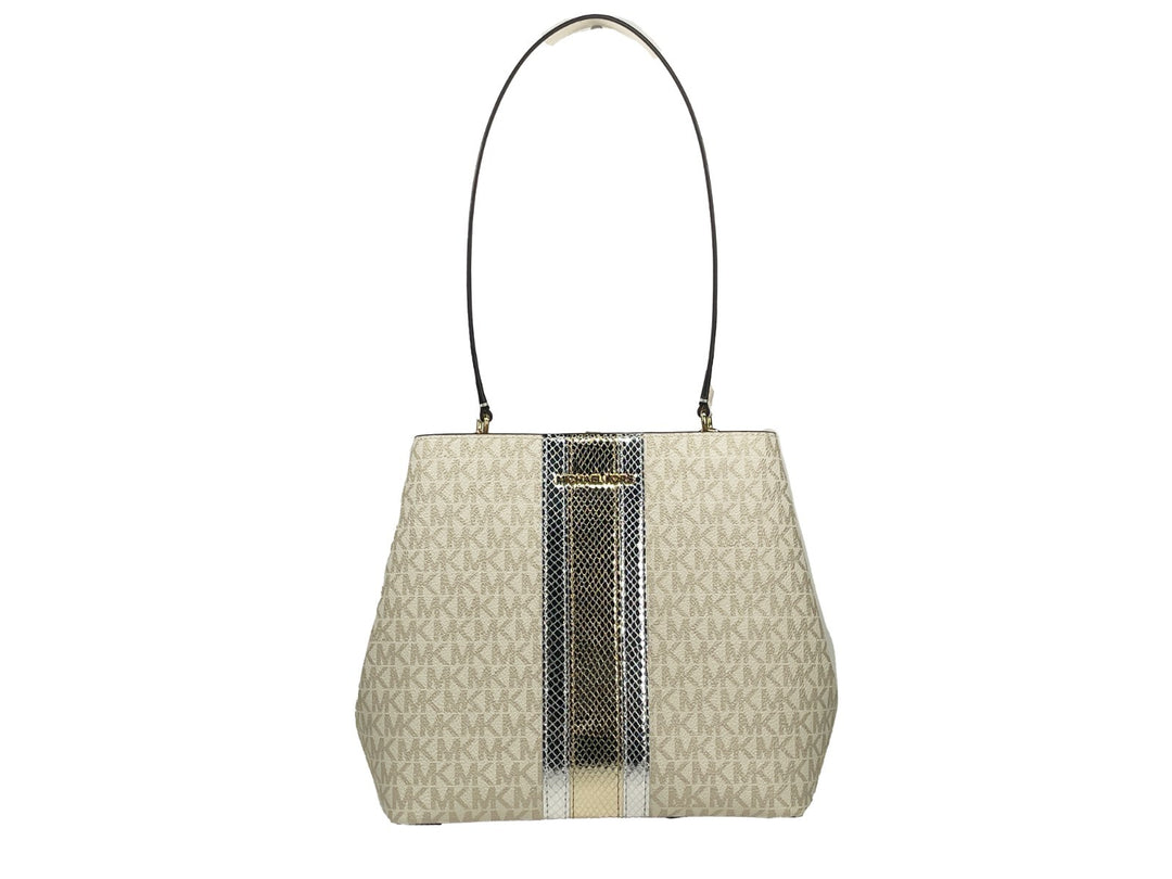 Michael Kors Medium Pratt Bucket Shoulder Bag Purse Michael Kors