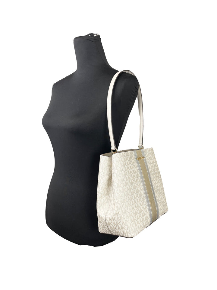 Michael Kors Medium Pratt Bucket Shoulder Bag Purse Michael Kors
