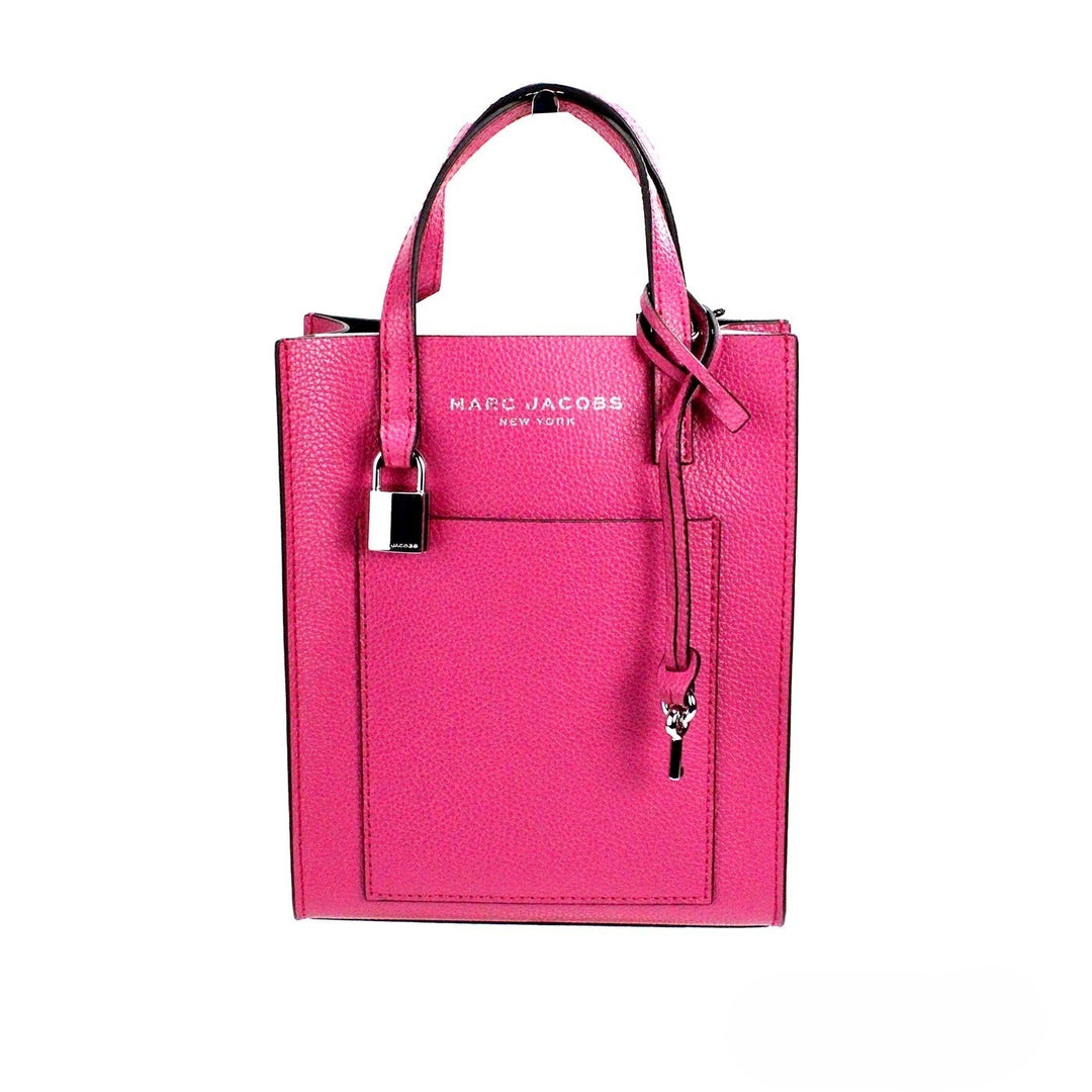 Marc Jacobs Mini Grind Cactus Flower Pebbled Leather Crossbody Tote Bag Marc Jacobs