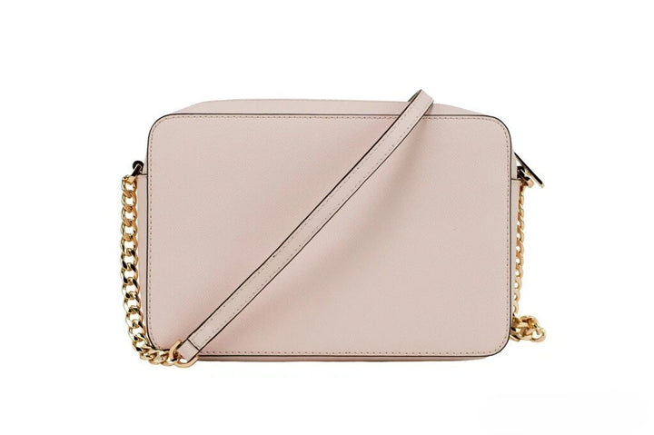 Michael Kors Adult Saffiano Leather East West Crossbody Handbag With 2 Slit Pockets Michael Kors