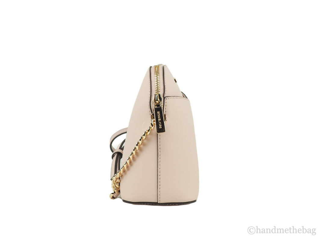 Michael Kors Women'S Jet Set Travel Dome Leather Crossbody Bag Michael Kors