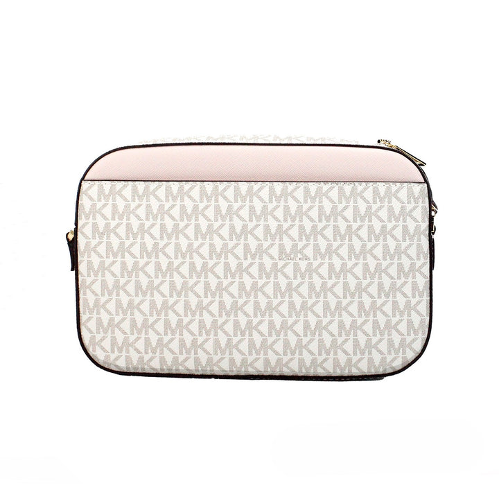 Michael Kors Adult Saffiano Leather Chain Zip Crossbody Handbag Michael Kors