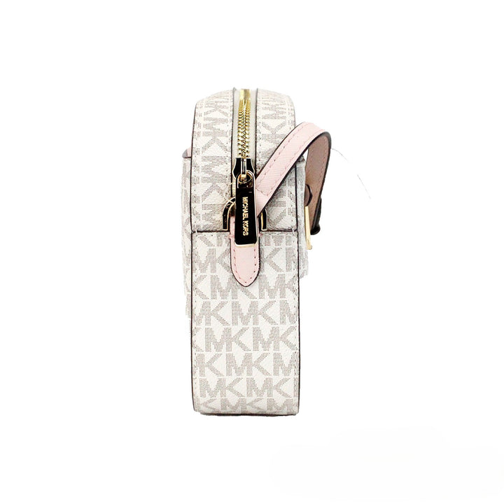 Michael Kors Adult Saffiano Leather Chain Zip Crossbody Handbag Michael Kors