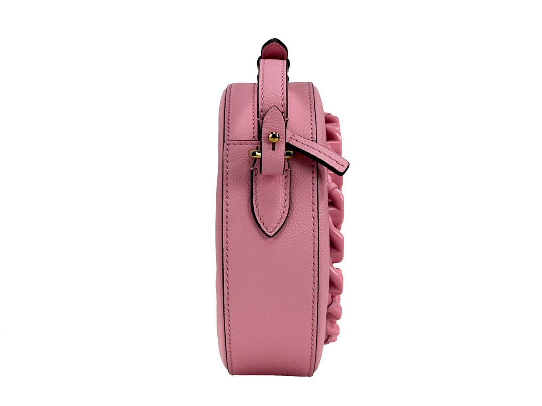 Versace Round Disco Leather Camera Case Crossbody Bag Versace