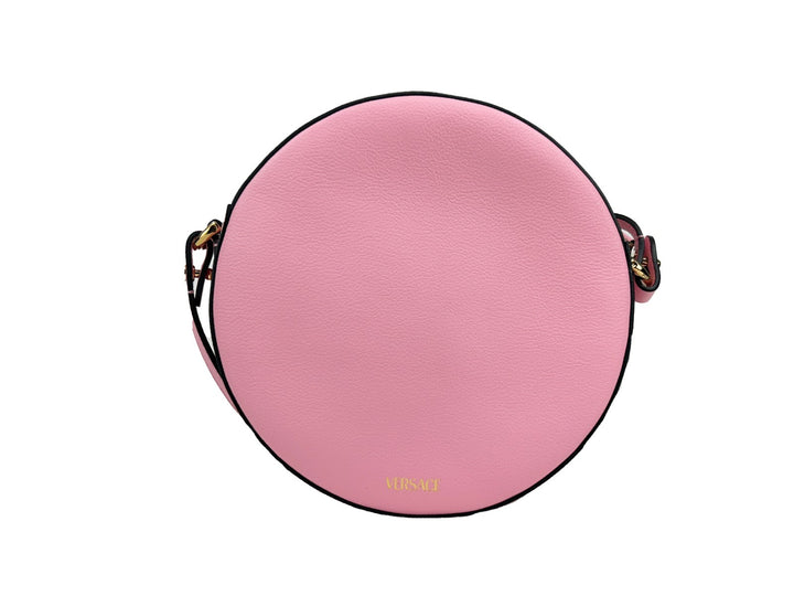 Versace Round Disco Leather Camera Case Crossbody Bag Versace