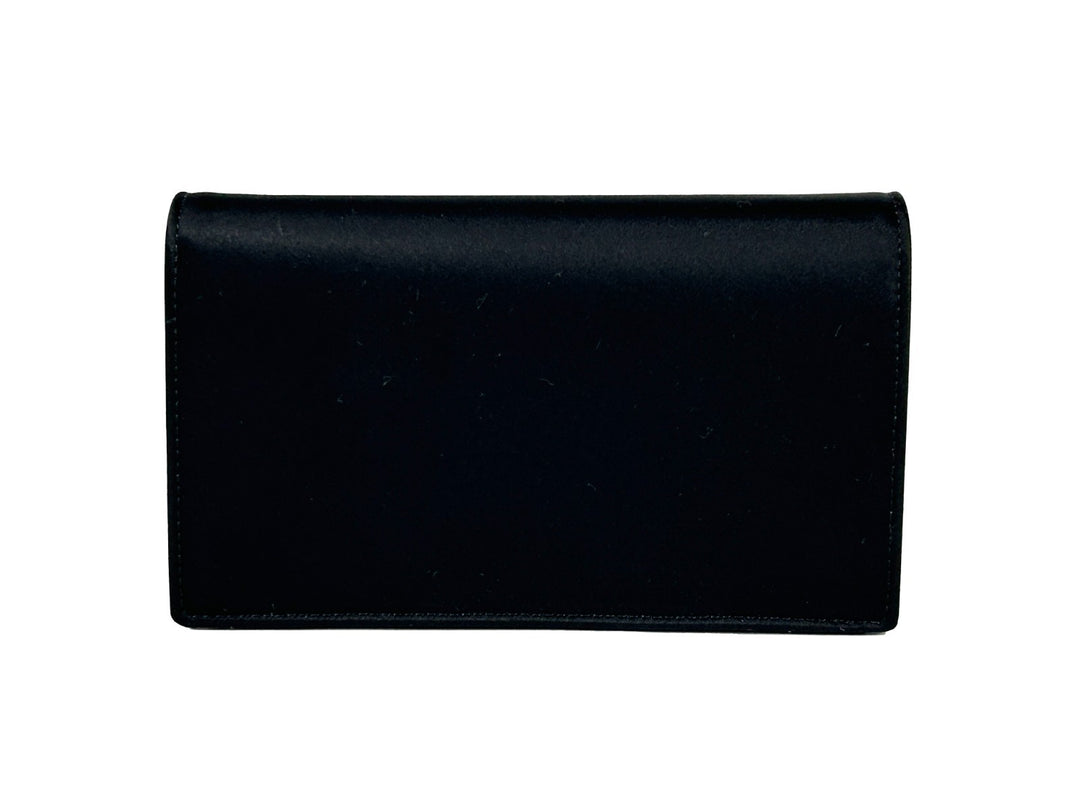Versace Mini Chain Black Crossbody Wallet Bag Versace