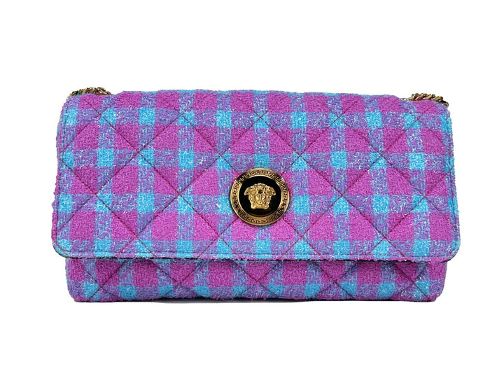 Versace Wool Lurex Medium Shoulder Crossbody Bag Versace