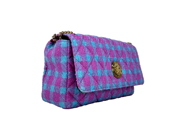 Versace Wool Lurex Medium Shoulder Crossbody Bag Versace