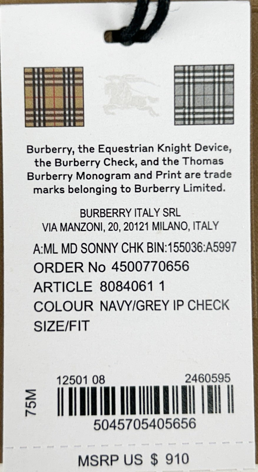 Burberry Medium Check Sonny Fanny Belt Bag Burberry