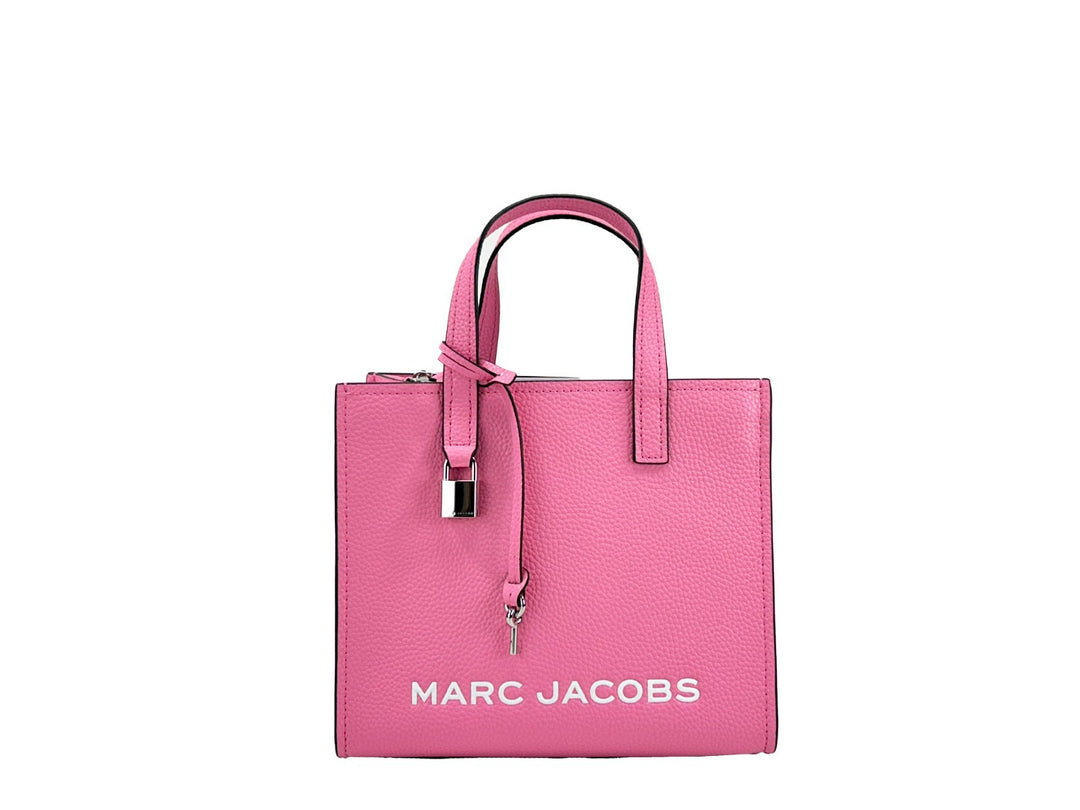 Marc Jacobs Mini Grind Pink Leather Crossbody Bag Purse Marc Jacobs
