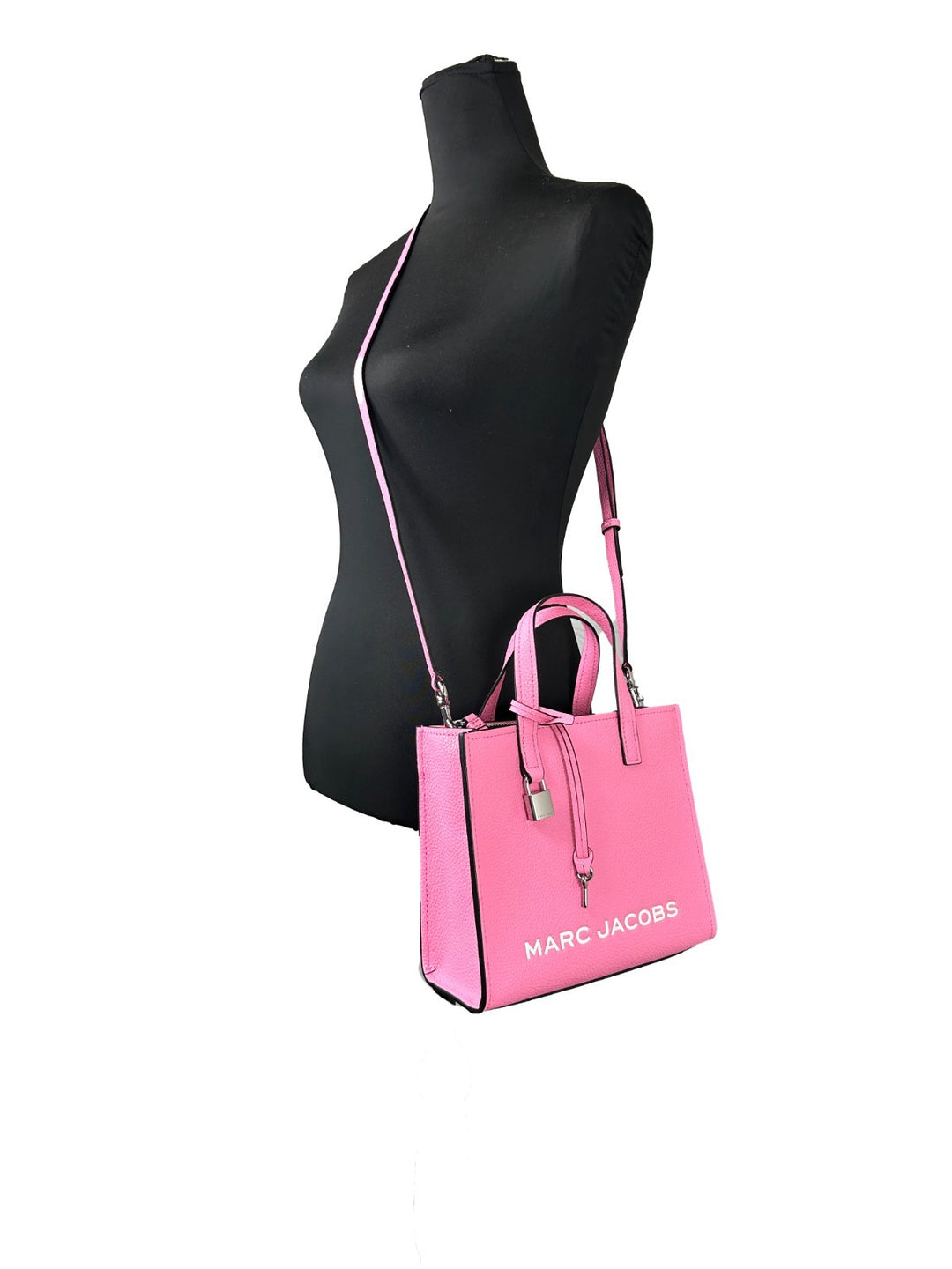 Marc Jacobs Mini Grind Pink Leather Crossbody Bag Purse Marc Jacobs