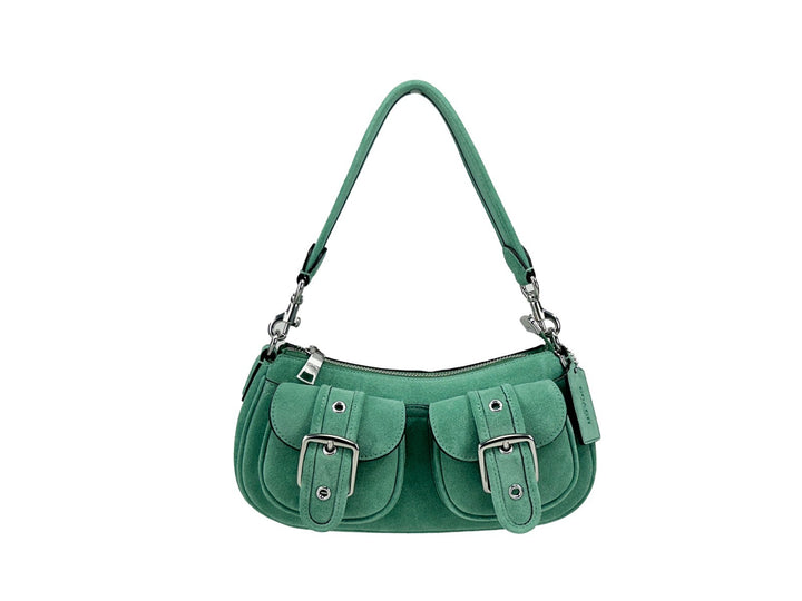 Coach Ashton Suede Shoulder Bag Purse COACH