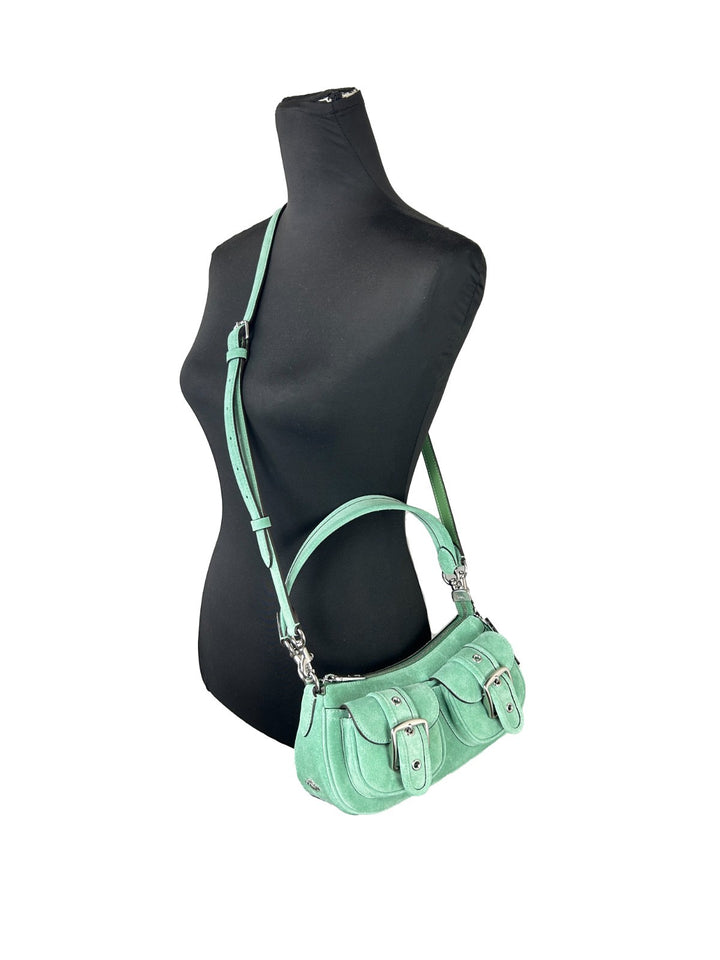 Coach Ashton Suede Shoulder Bag Purse COACH
