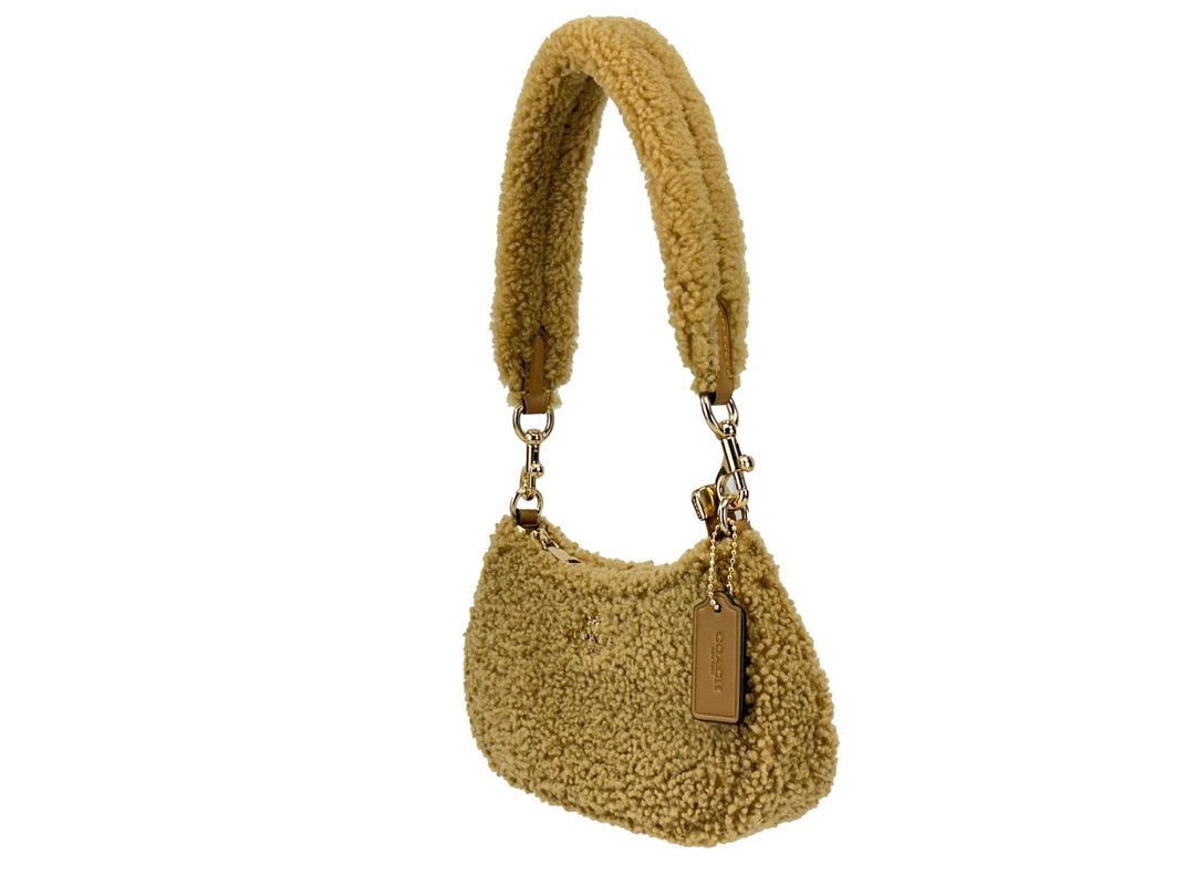 Coach Teri Mini Shearling Fur Crossbody Bag COACH