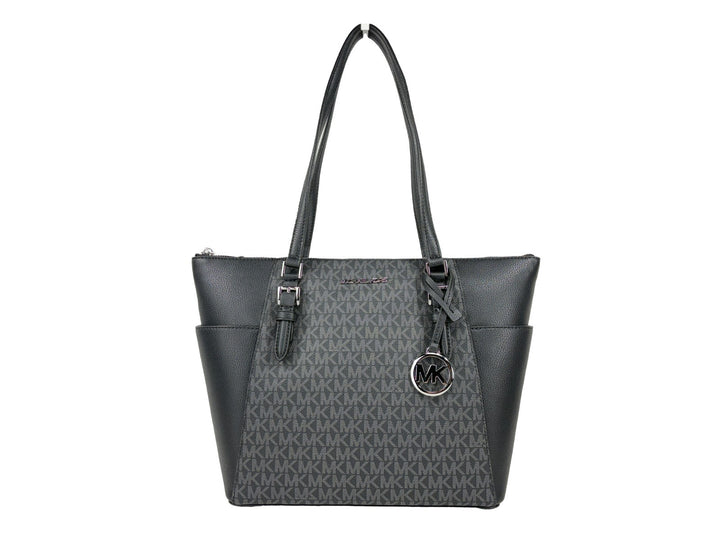 Michael Kors Charlotte Leather Top Zip Tote Bag Michael Kors
