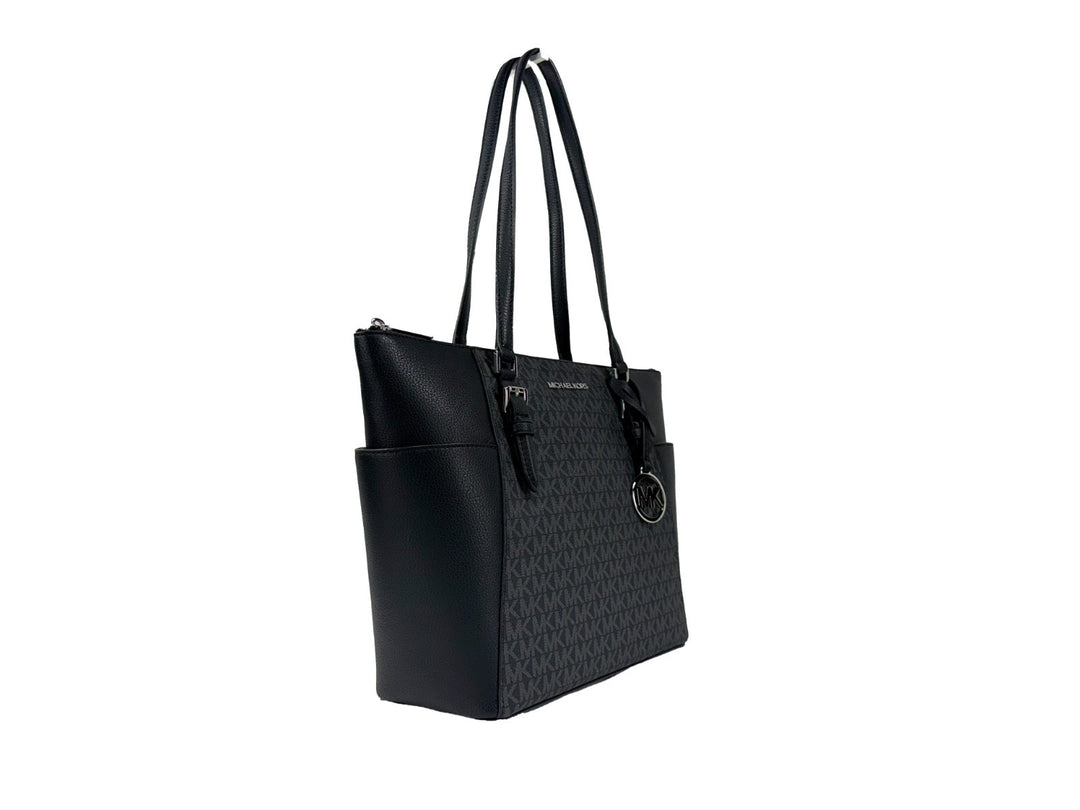 Michael Kors Charlotte Leather Top Zip Tote Bag Michael Kors