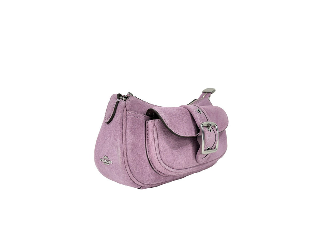 Coach Mini Ashton Suede Shoulder Bag Purse COACH