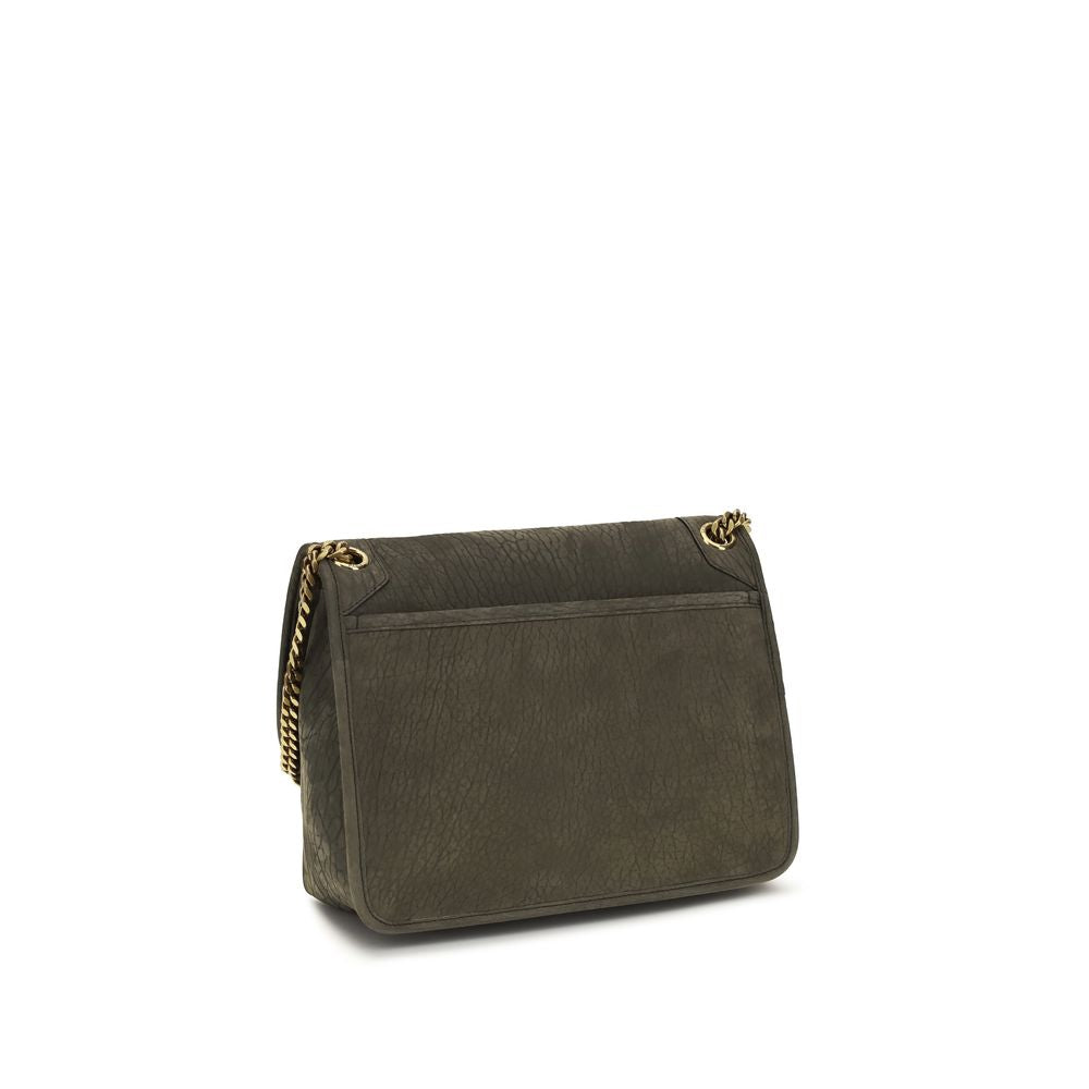 Gray Lamb Ovis Aries Aries Shoulder Bag Saint Laurent