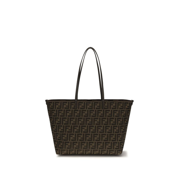 Brown Fabric Shoulder Bag Fendi