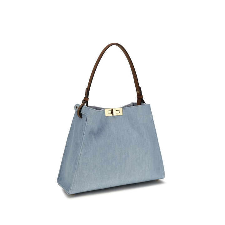 Blue Cotton Handbag Fendi