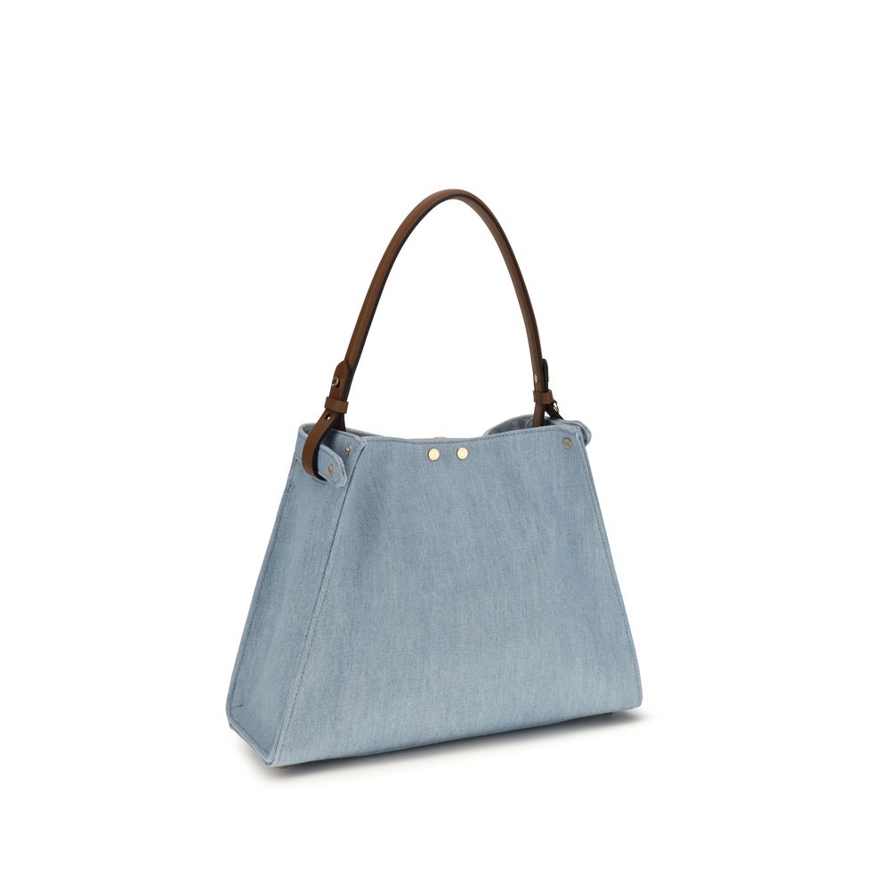 Blue Cotton Handbag Fendi