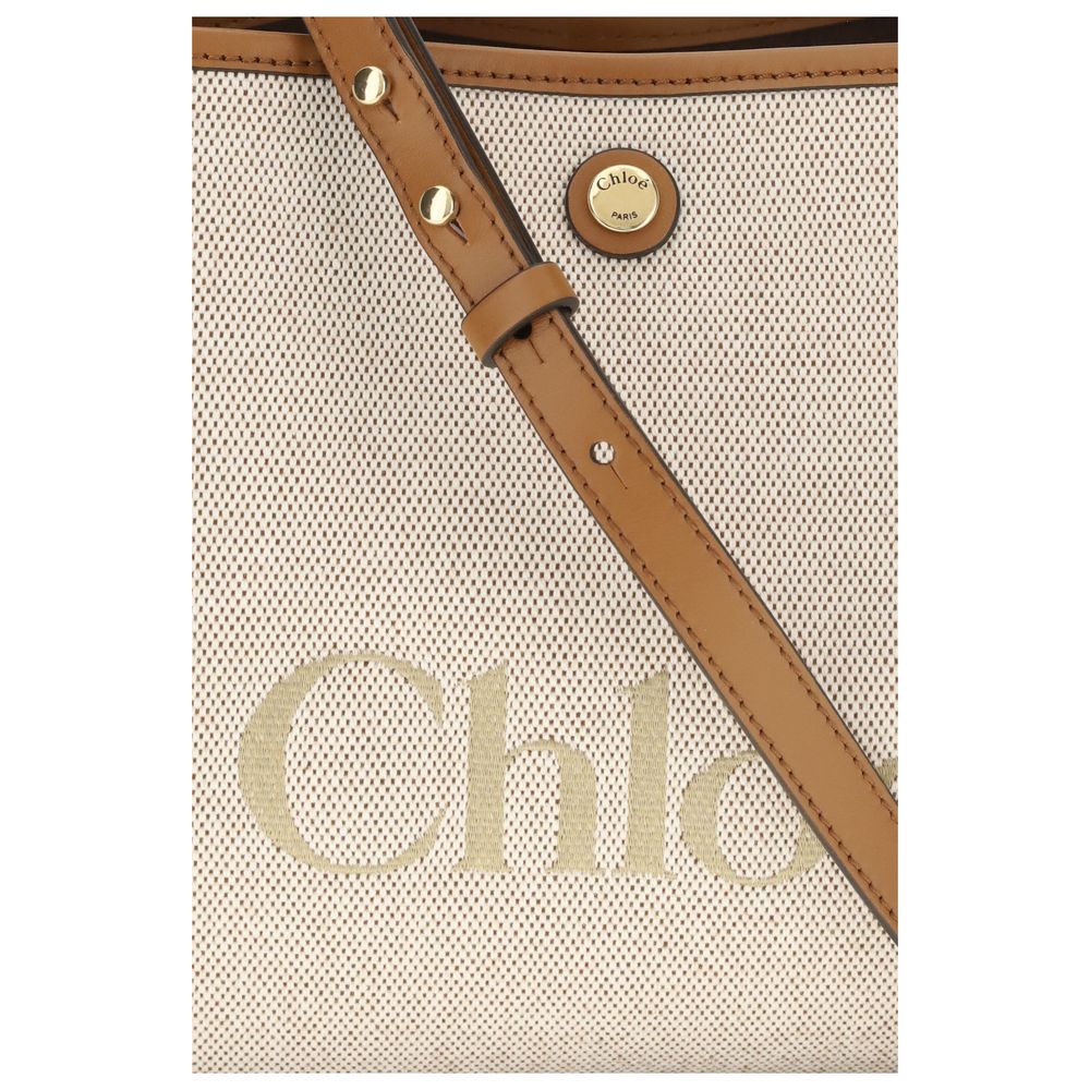 Beige Fabric Handbag Chloé