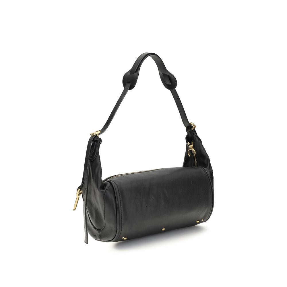 Black Calf Leather Bos Taurus Shoulder Bag Chloé