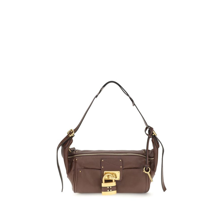 Brown Calf Leather Bos Taurus Shoulder Bag Chloé