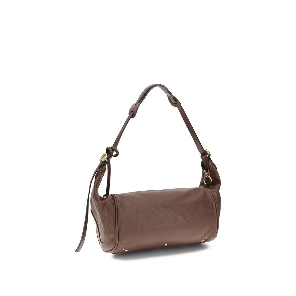 Brown Calf Leather Bos Taurus Shoulder Bag Chloé