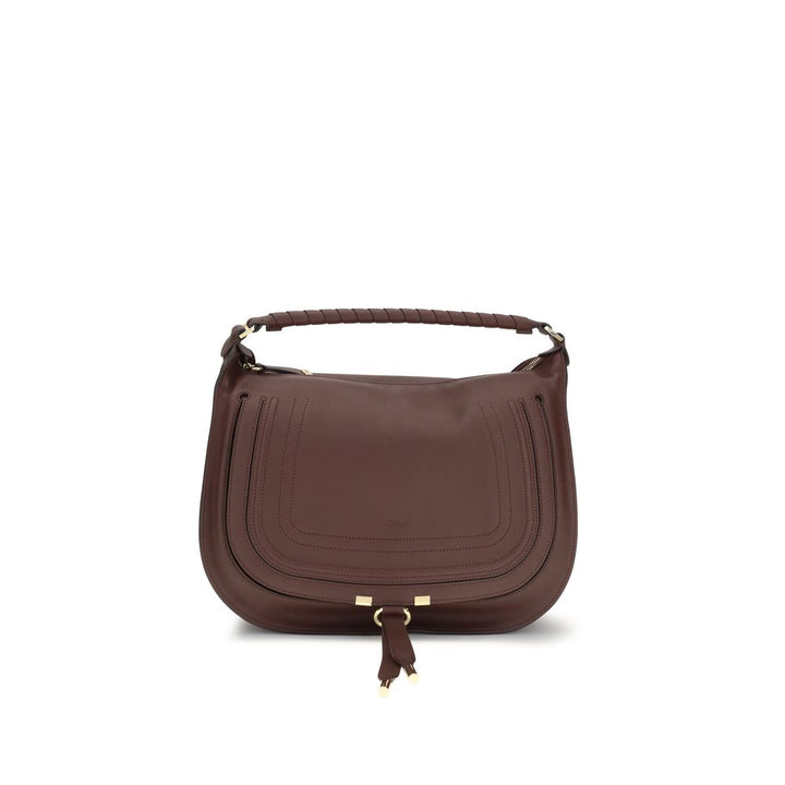 Brown Calf Leather Bos Taurus Shoulder Bag Chloé