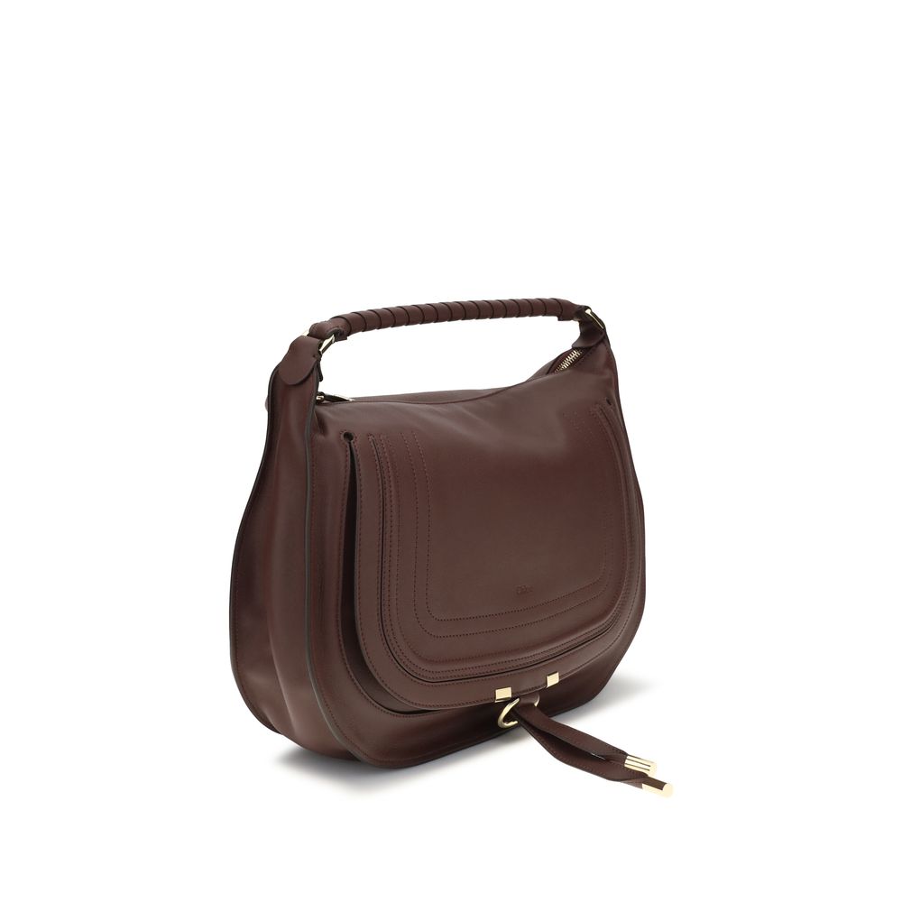 Brown Calf Leather Bos Taurus Shoulder Bag Chloé